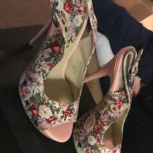 Charles Albert Floral Platform Heels {NEW!!}